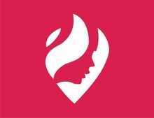 黃紅綠彩妝養(yǎng)生館LOGO商標(biāo)設(shè)計(jì)