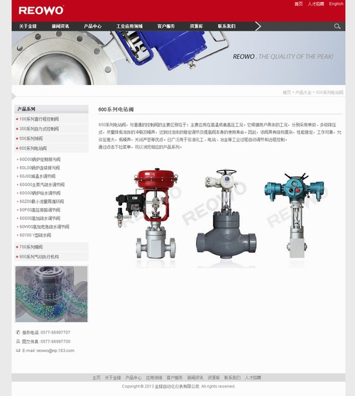 閥門(mén)網(wǎng)站設(shè)計(jì)